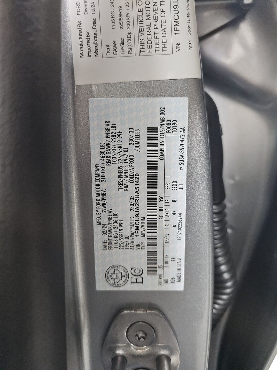 2024 Ford Escape Platinum AWD