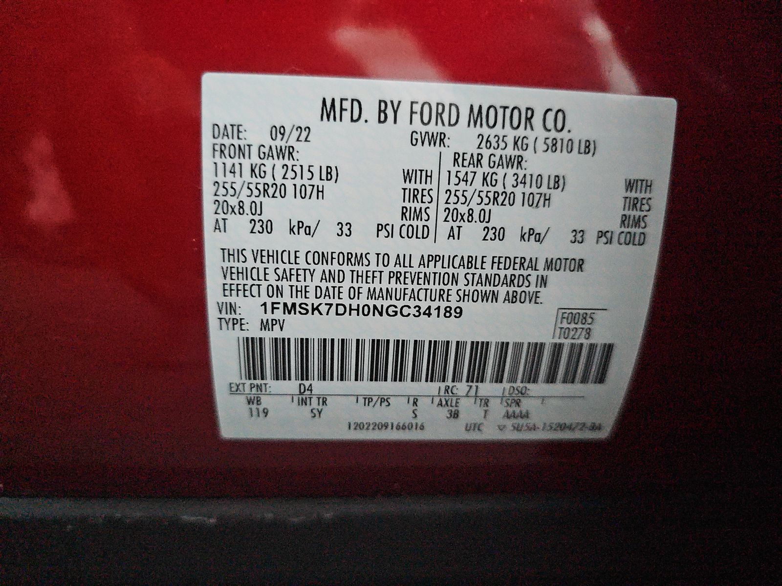 2022 Ford Explorer XLT FWD