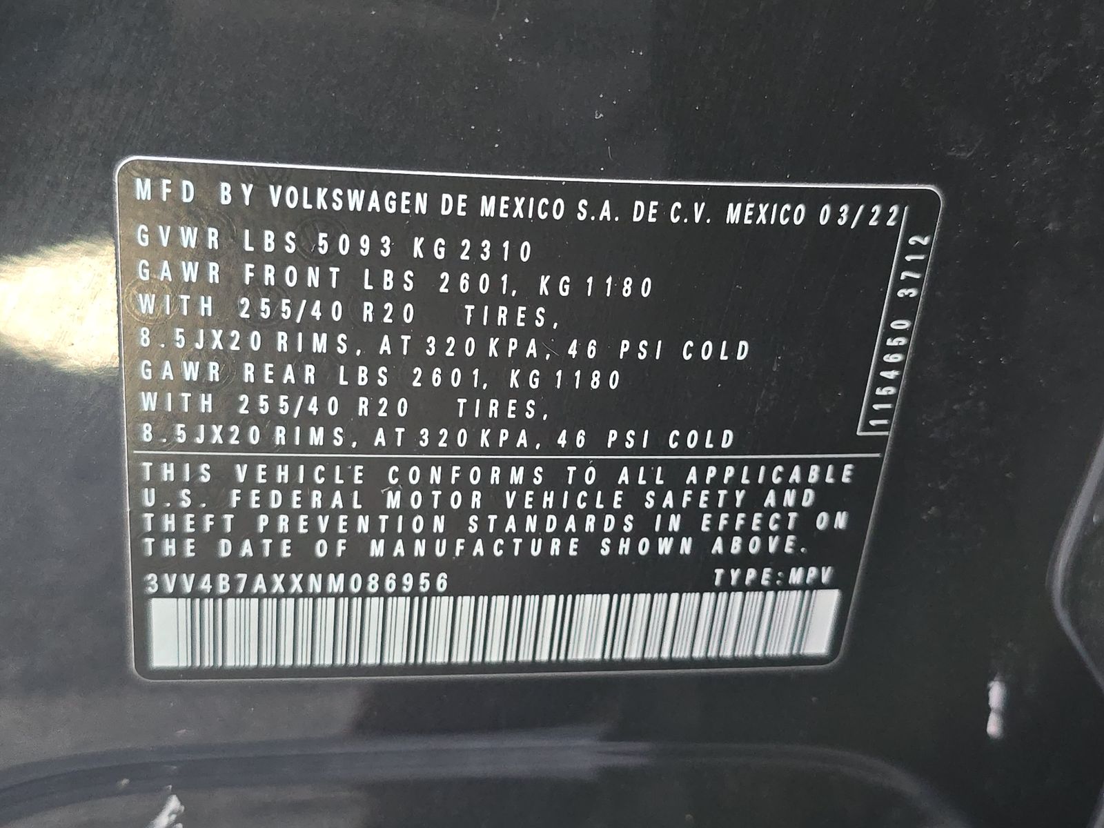 2022 Volkswagen Tiguan 2.0T SEL R-Line AWD