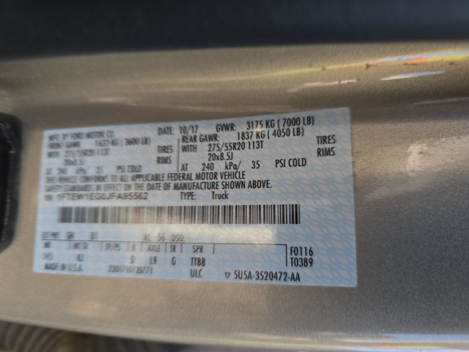 2018 Ford F-150 King Ranch AWD