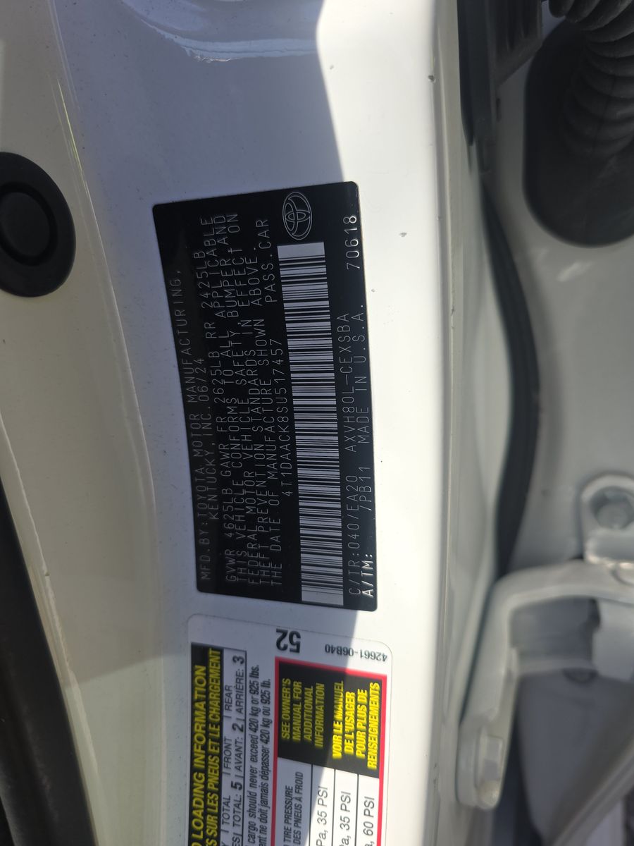 2025 Toyota Camry SE FWD