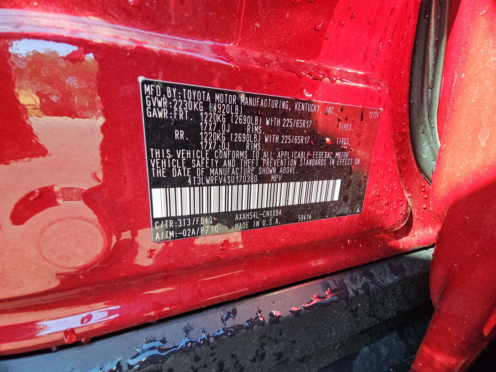 2025 Toyota RAV4 Hybrid LE AWD