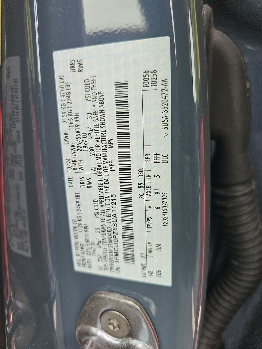 2025 Ford Escape Hybrid ST-Line Elite AWD