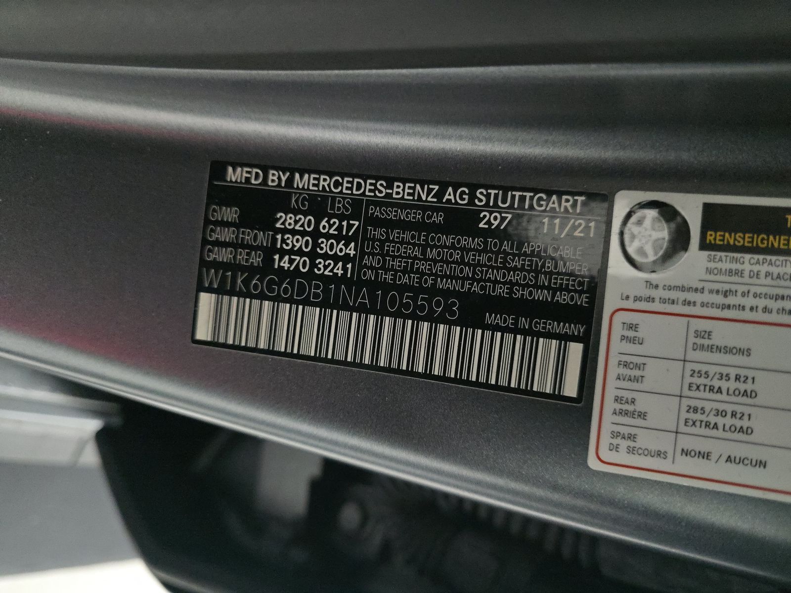 2022 Mercedes-Benz S-Class S 500 AWD