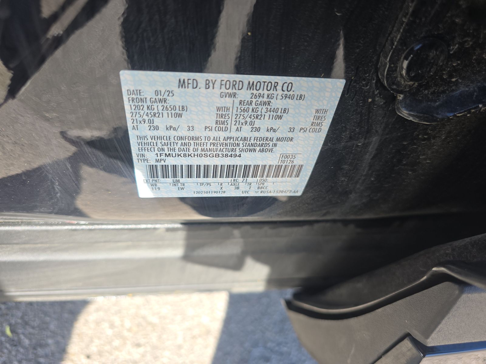 2025 Ford Explorer ST-Line AWD