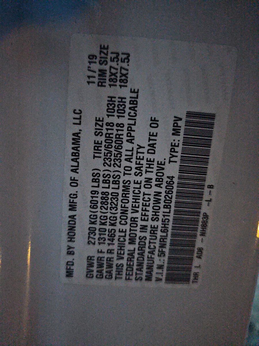 2020 Honda Odyssey EX FWD