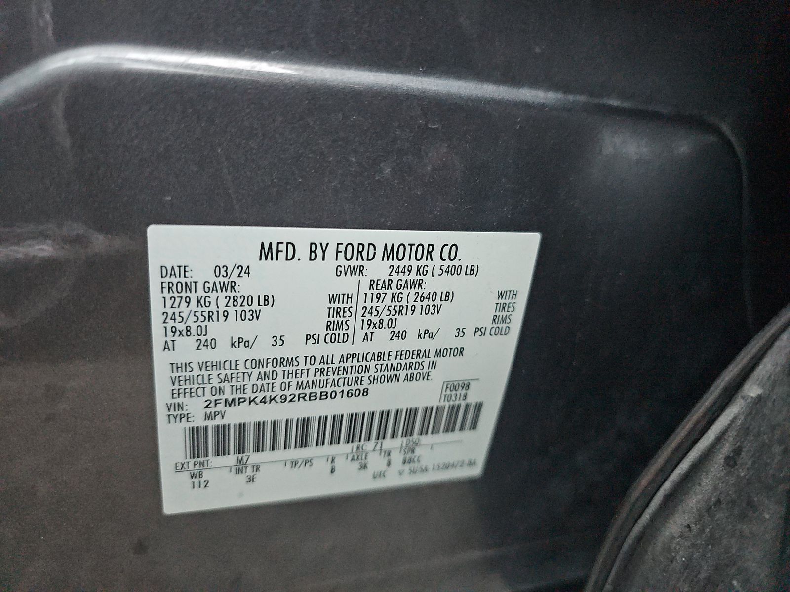 2024 Ford Edge Titanium AWD