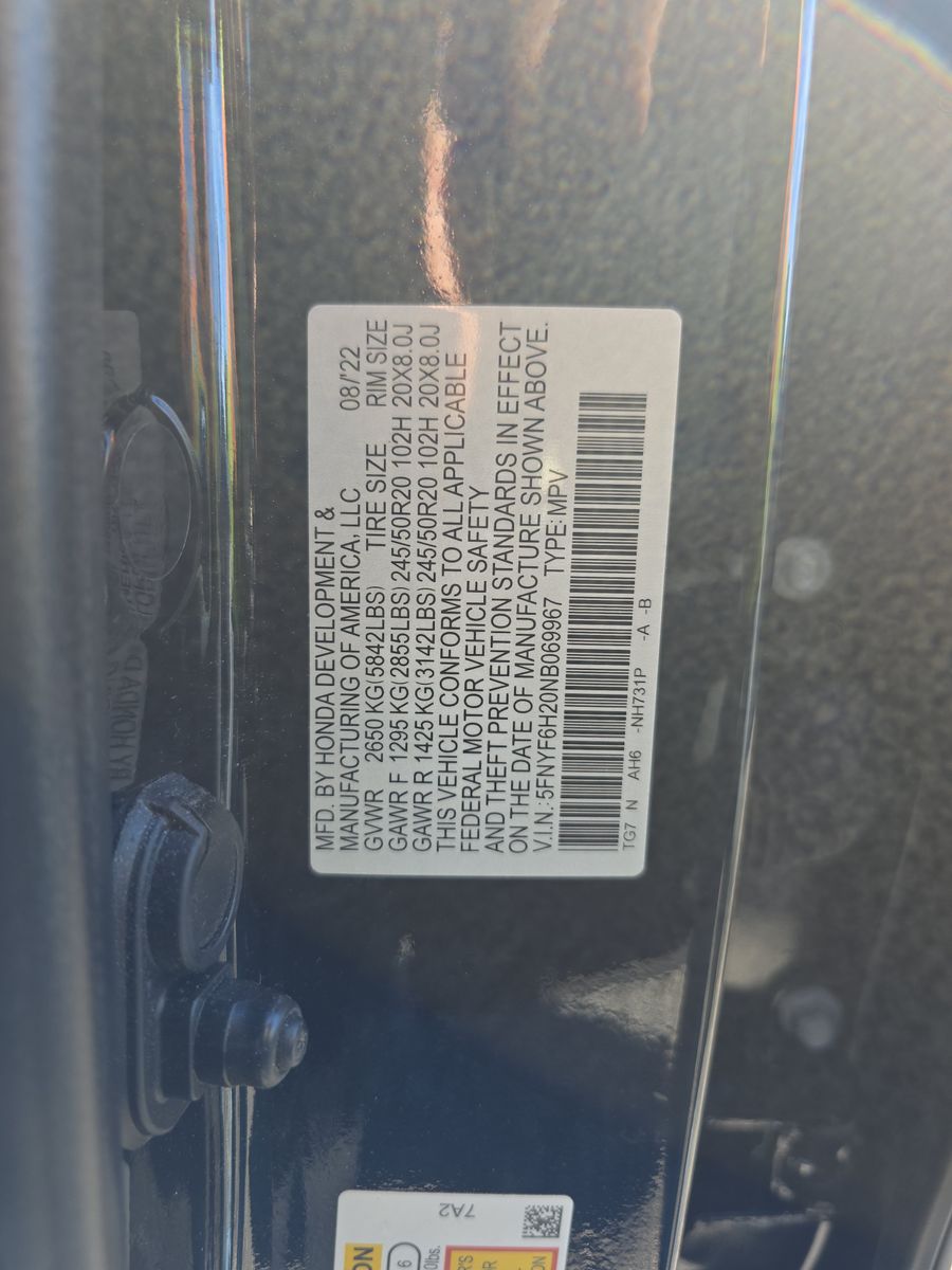 2022 Honda Pilot Special Edition AWD