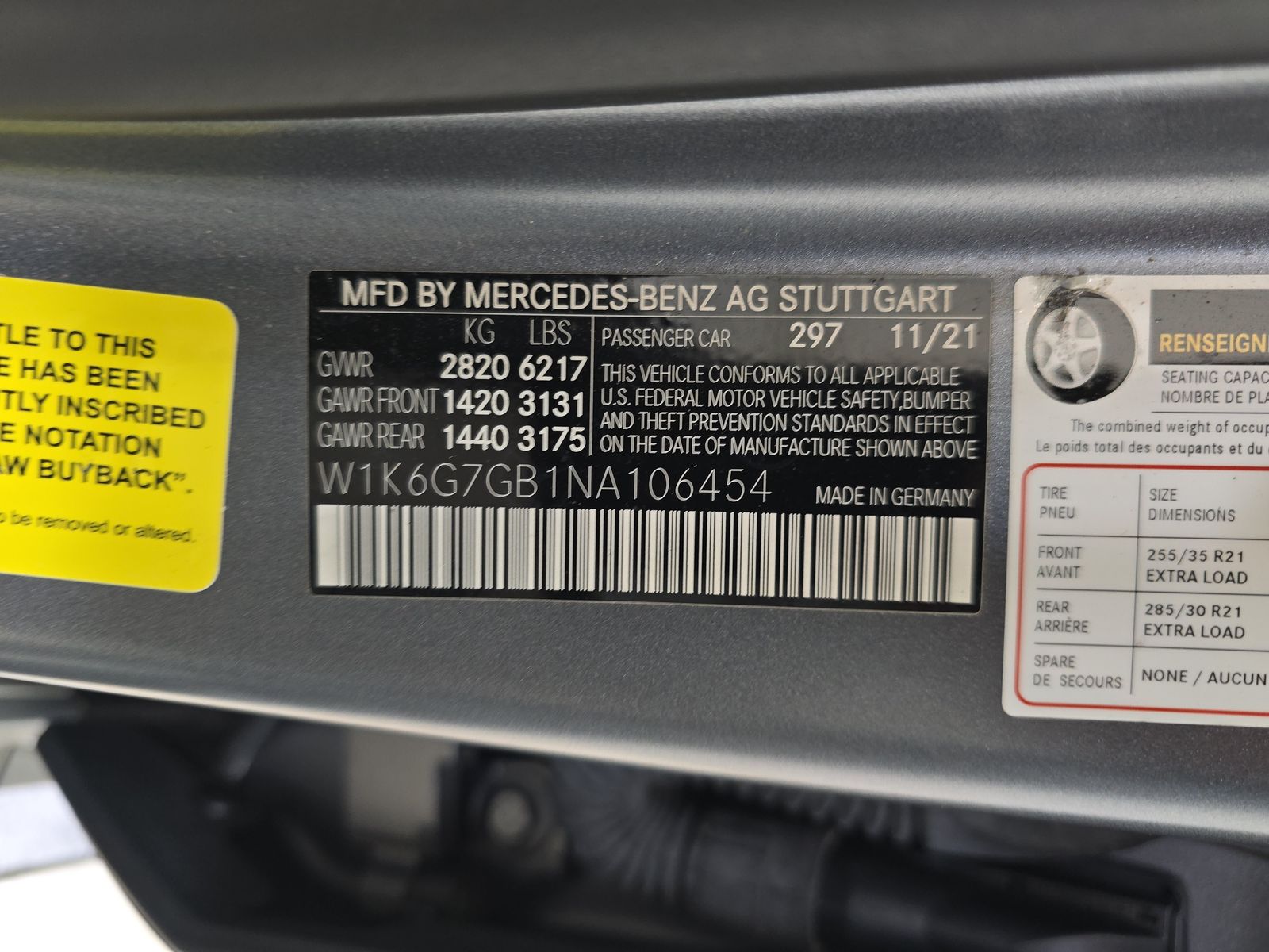 2022 Mercedes-Benz S-Class S 580 AWD