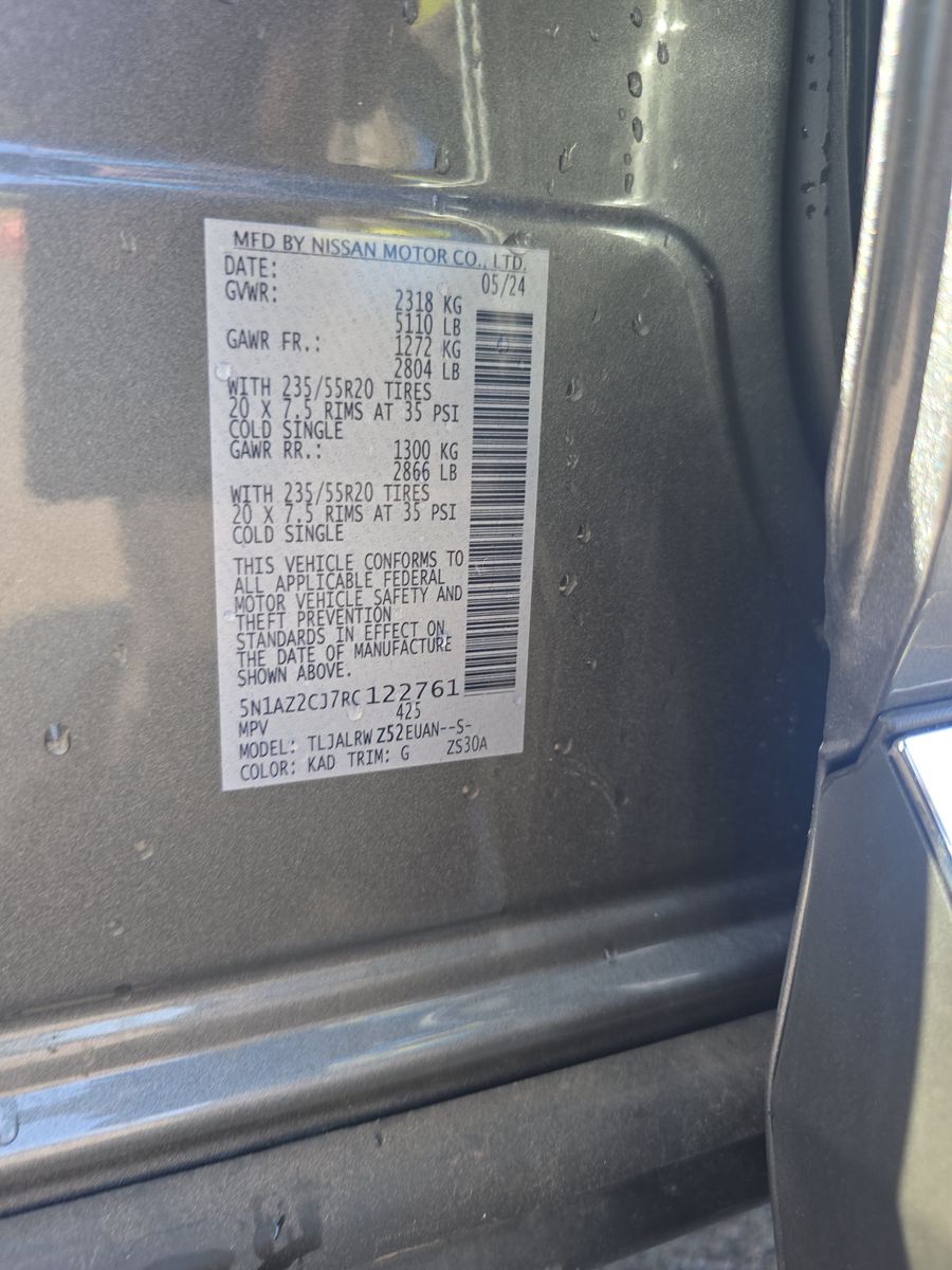 2024 Nissan Murano SL FWD