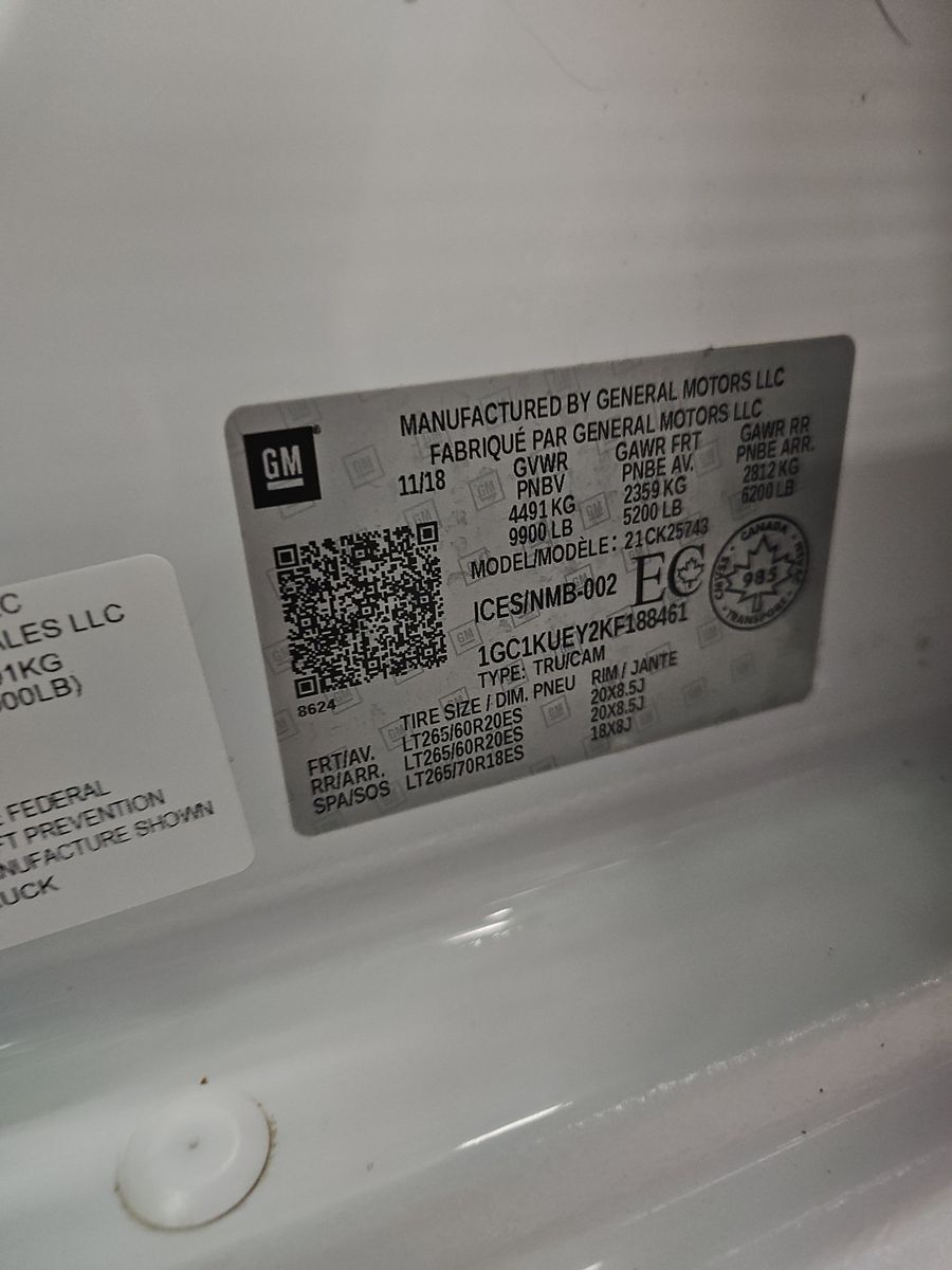 2019 Chevrolet Silverado 2500HD High Country AWD