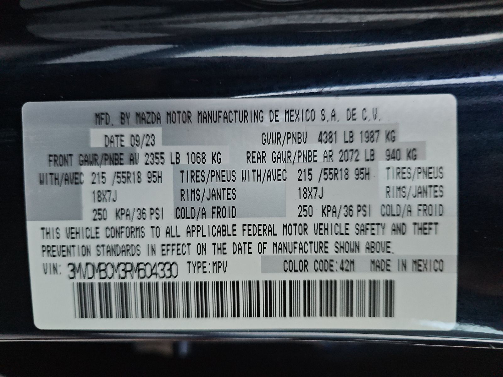 2024 MAZDA CX-30 2.5 S Preferred Package AWD