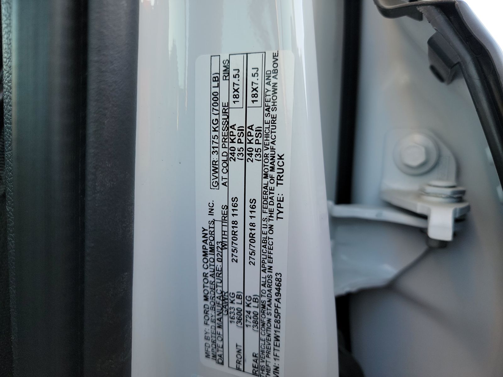 2023 Ford F-150 Tremor AWD