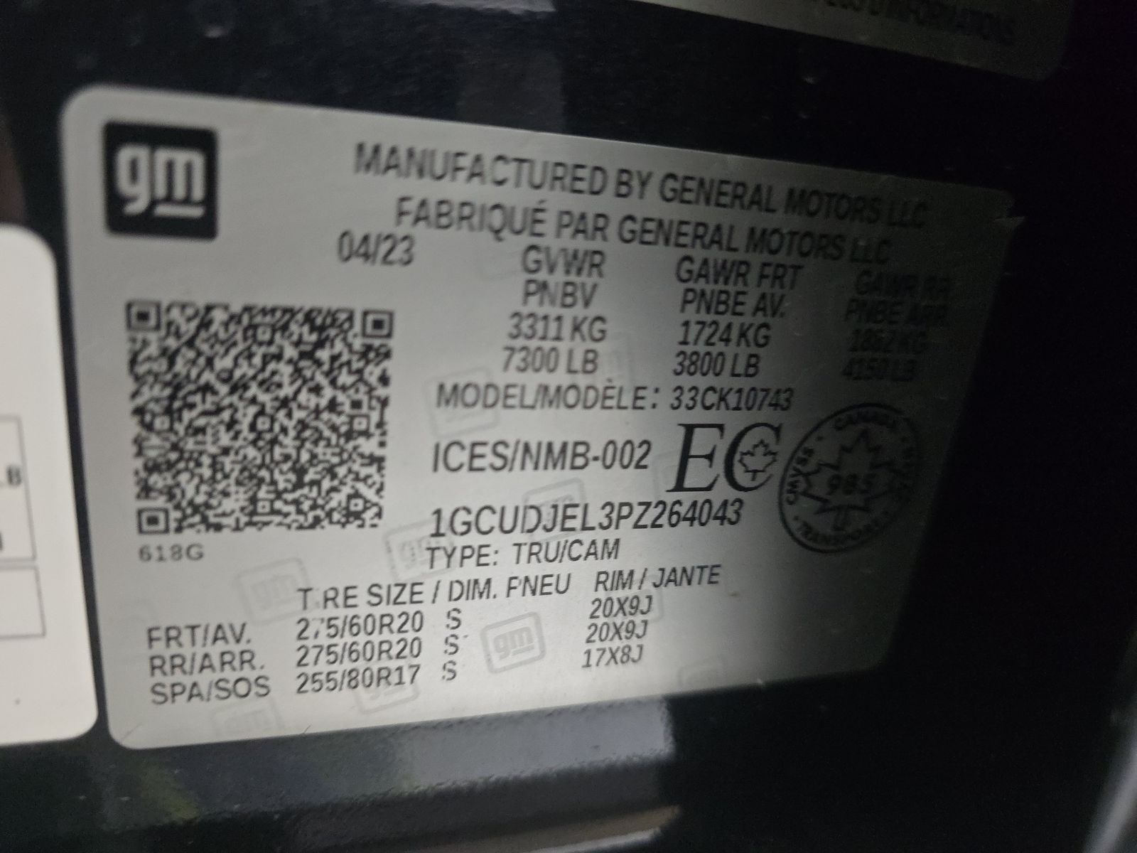 2023 Chevrolet Silverado 1500 High Country AWD