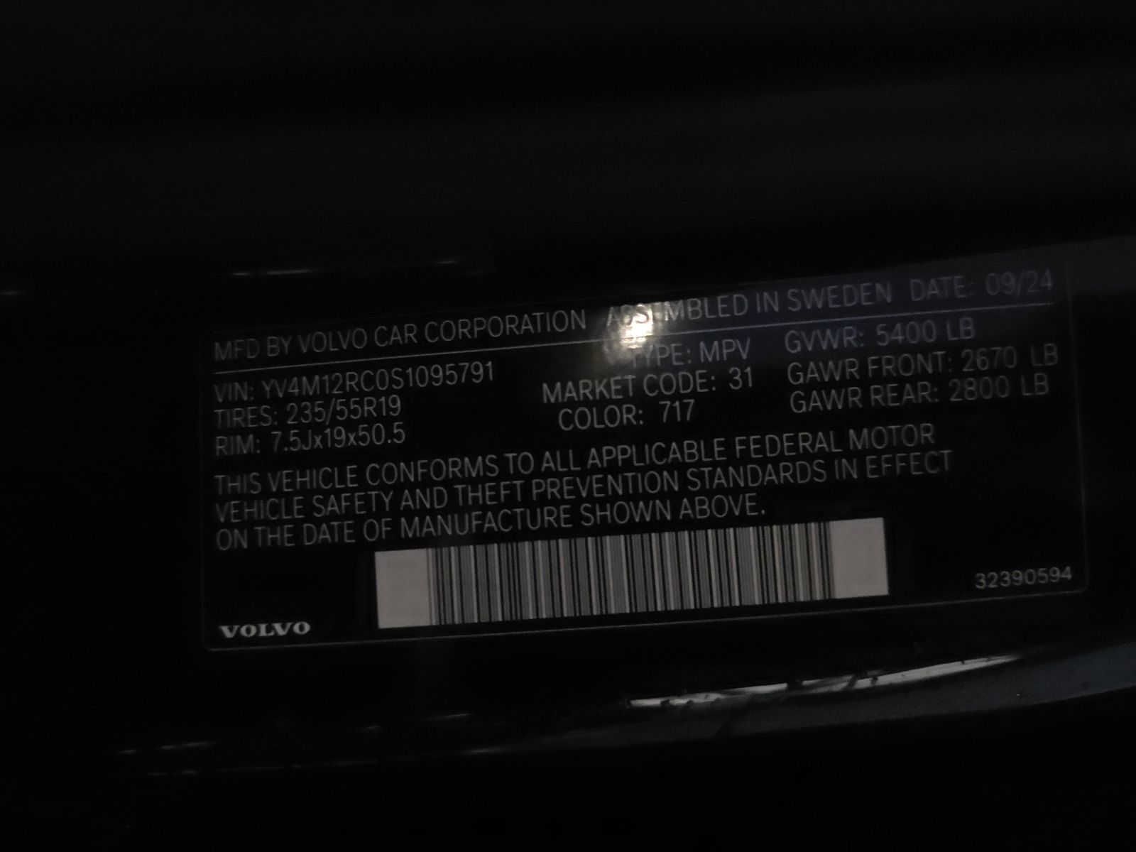 2025 Volvo XC60 B5 Plus AWD