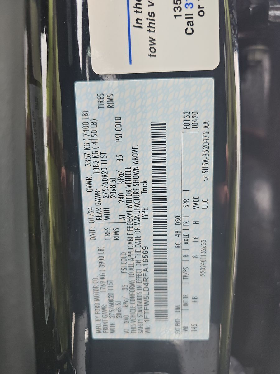 2024 Ford F-150 Hybrid Lariat AWD