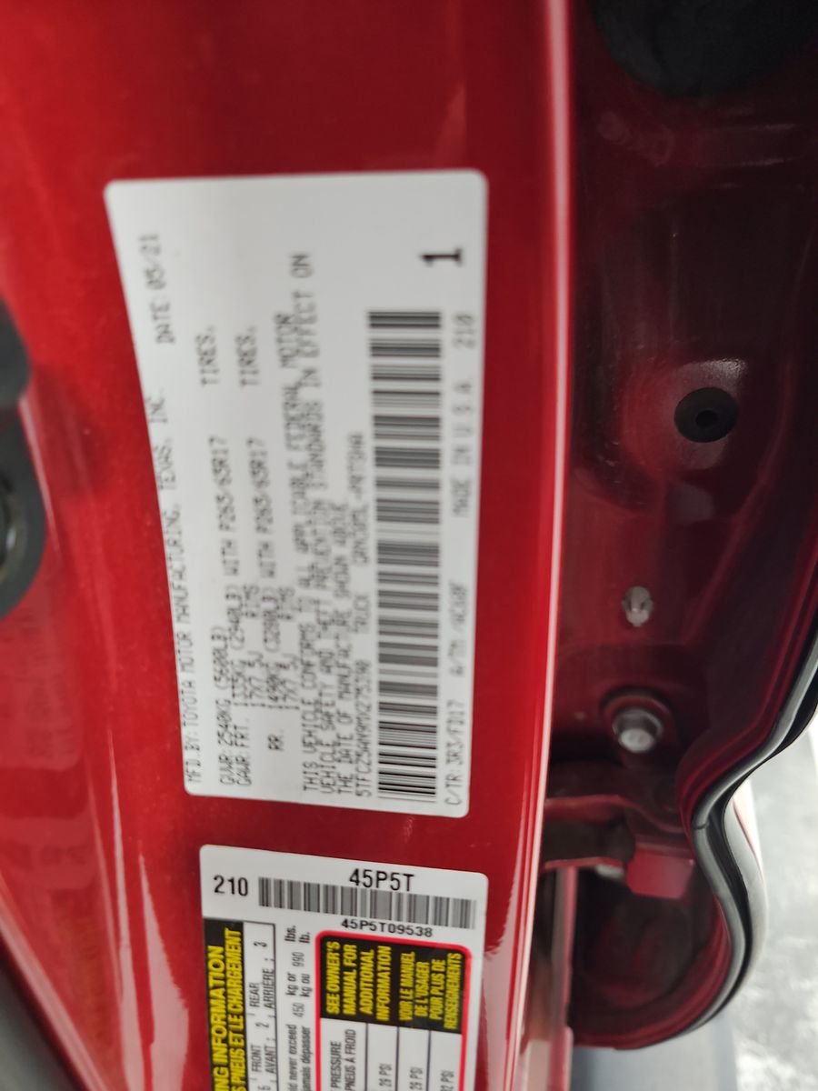 2021 Toyota Tacoma TRD Sport AWD