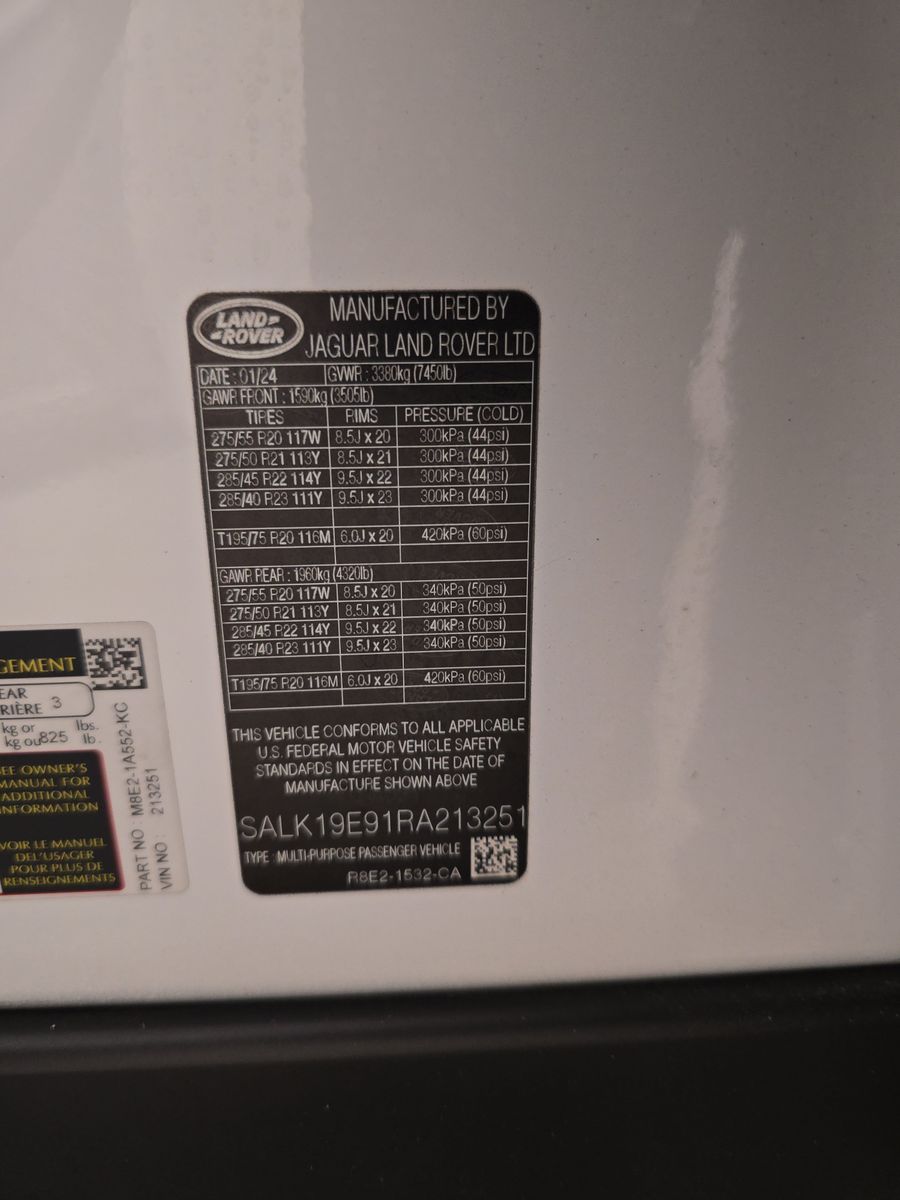 2024 Land Rover Range Rover Autobiography AWD