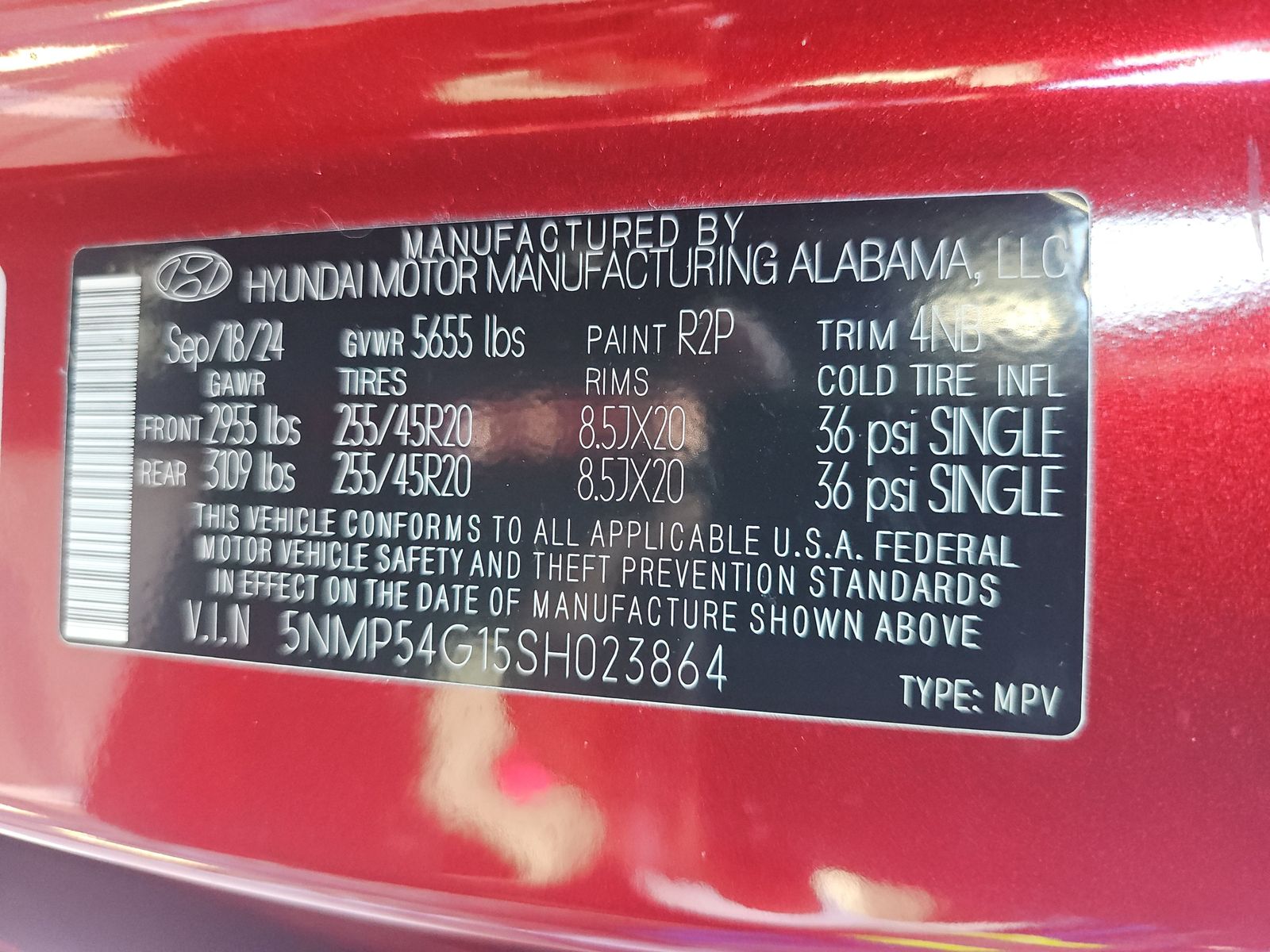 2025 Hyundai Santa Fe Hybrid Calligraphy FWD