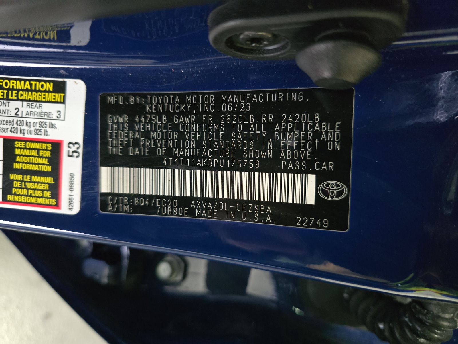 2023 Toyota Camry SE Nightshade FWD