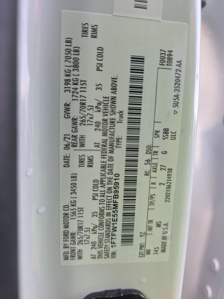 2021 Ford F-150 XLT AWD