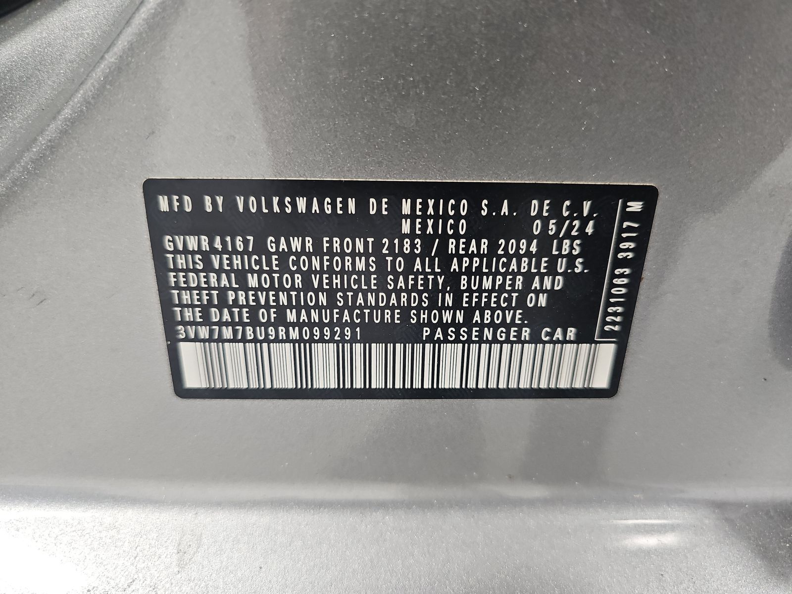 2024 Volkswagen Jetta 1.5T SE FWD