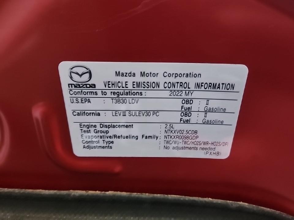 2022 MAZDA MAZDA3 2.5 S FWD