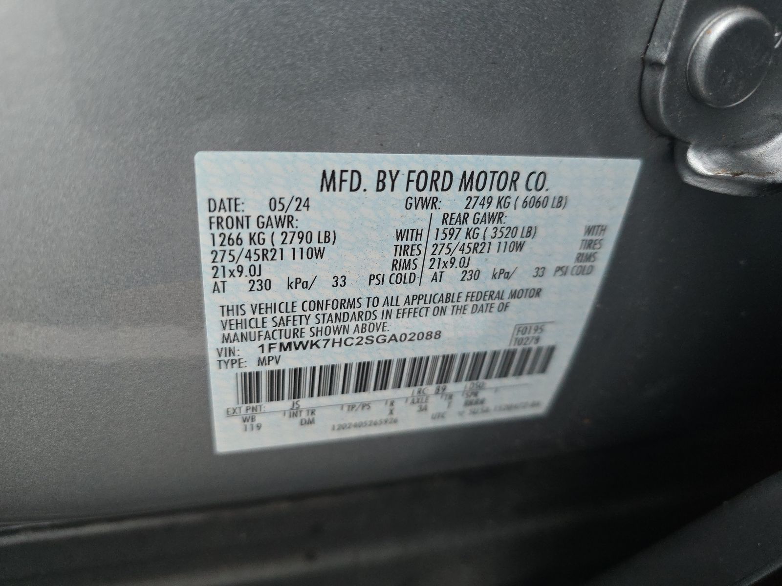 2025 Ford Explorer Platinum RWD