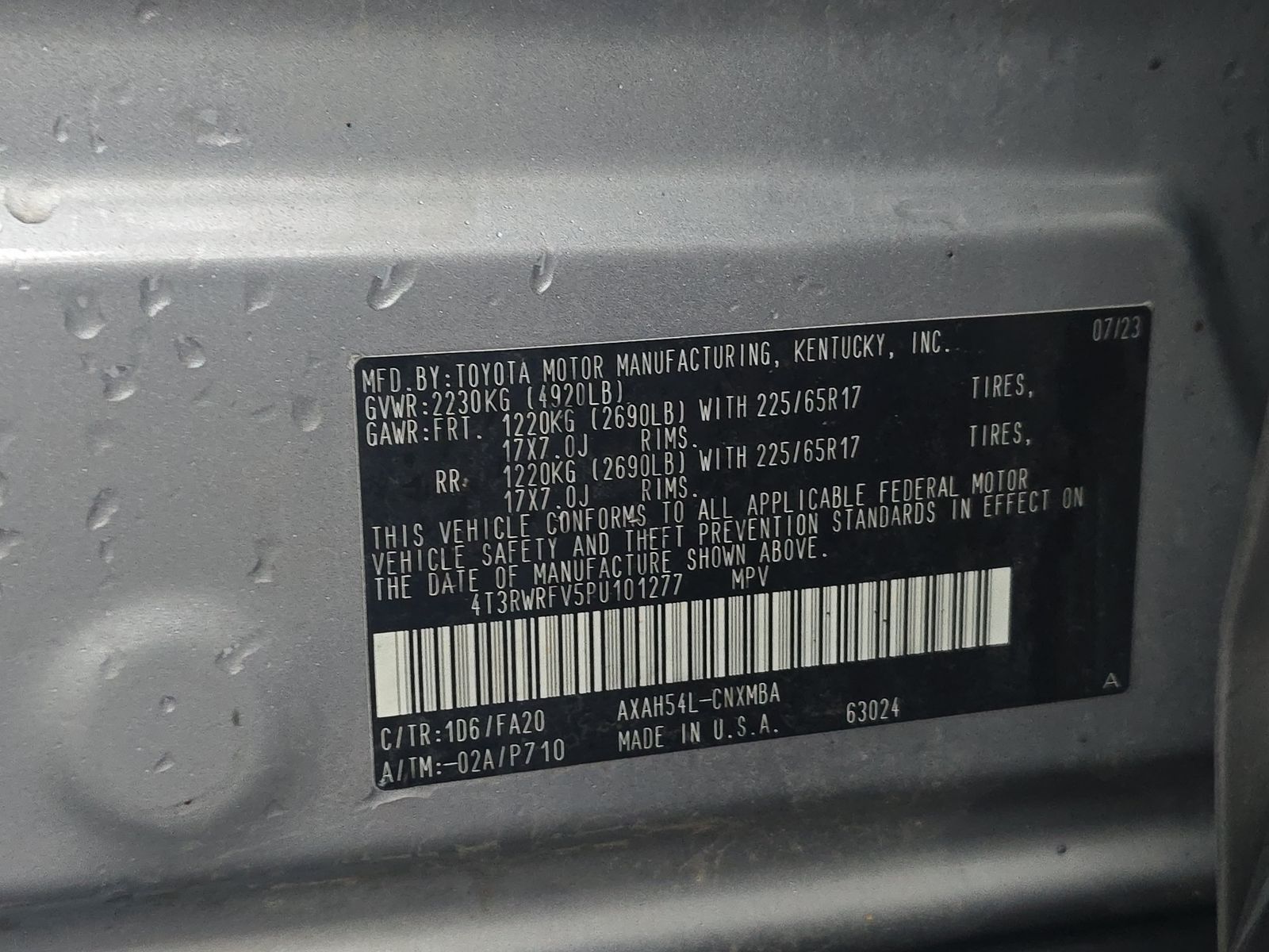 2023 Toyota RAV4 Hybrid XLE AWD