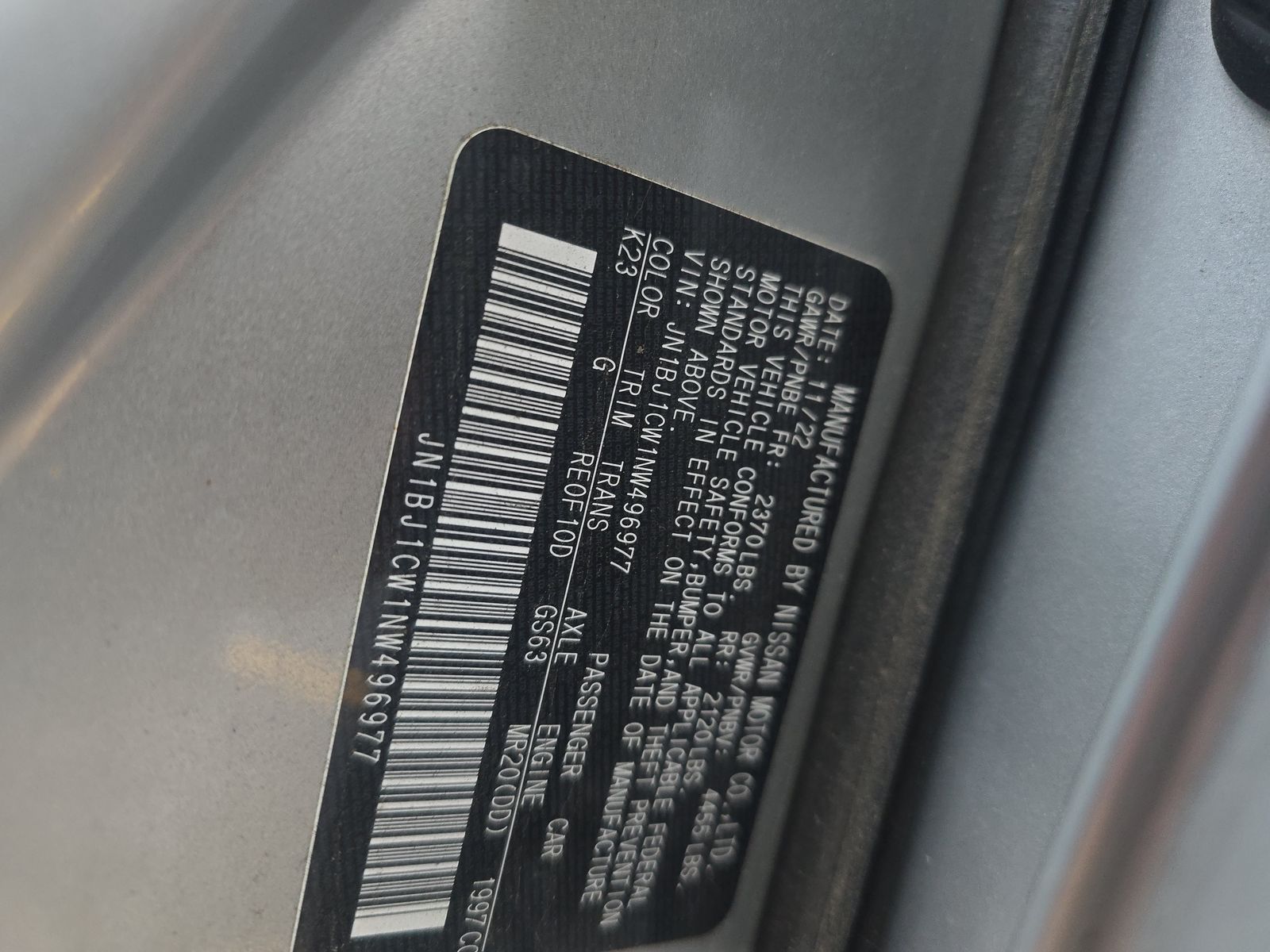 2022 Nissan Rogue Sport SL AWD