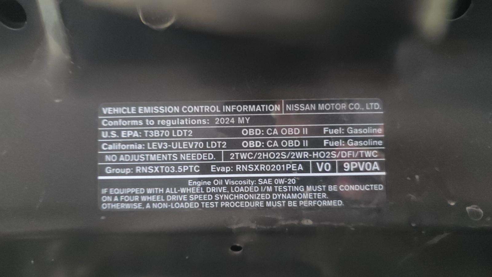 2024 Nissan Pathfinder SV FWD