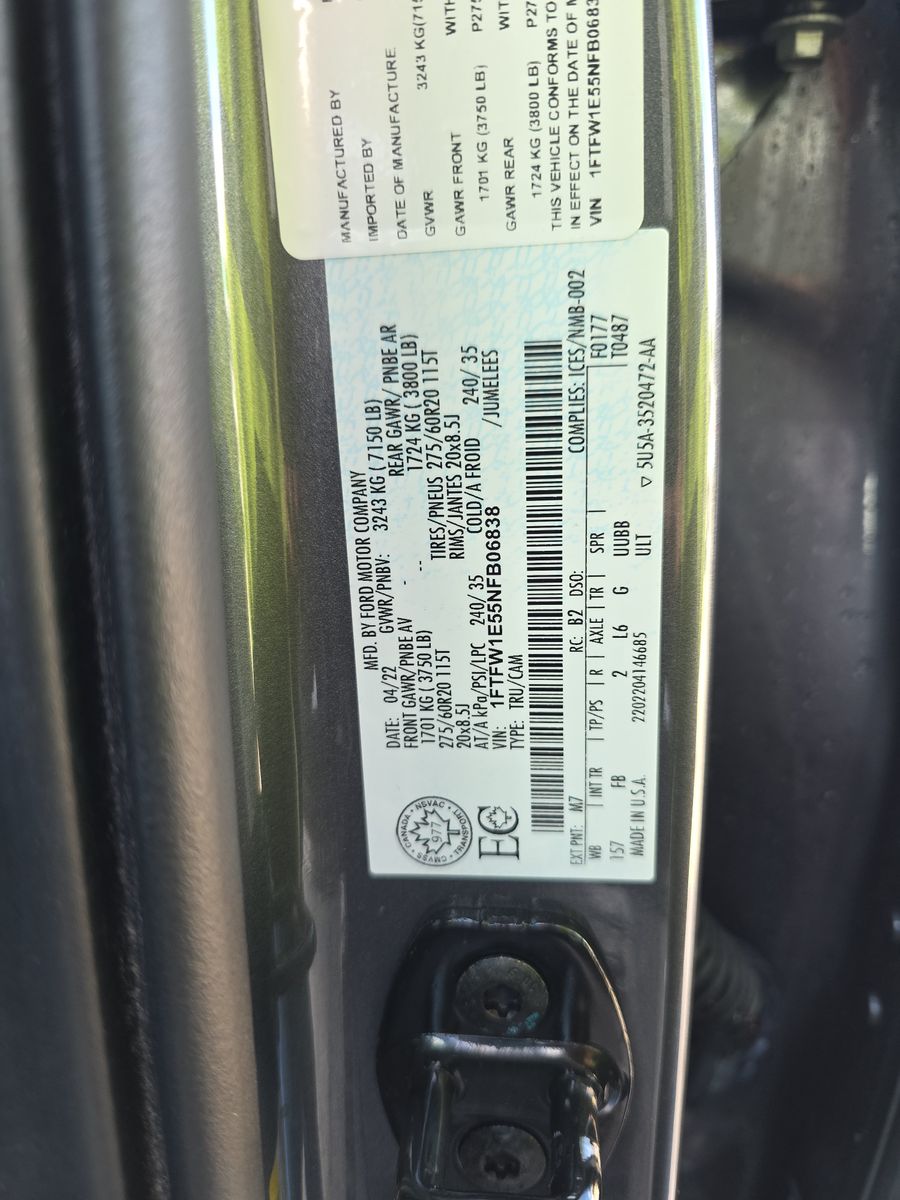 2022 Ford F-150 XLT AWD