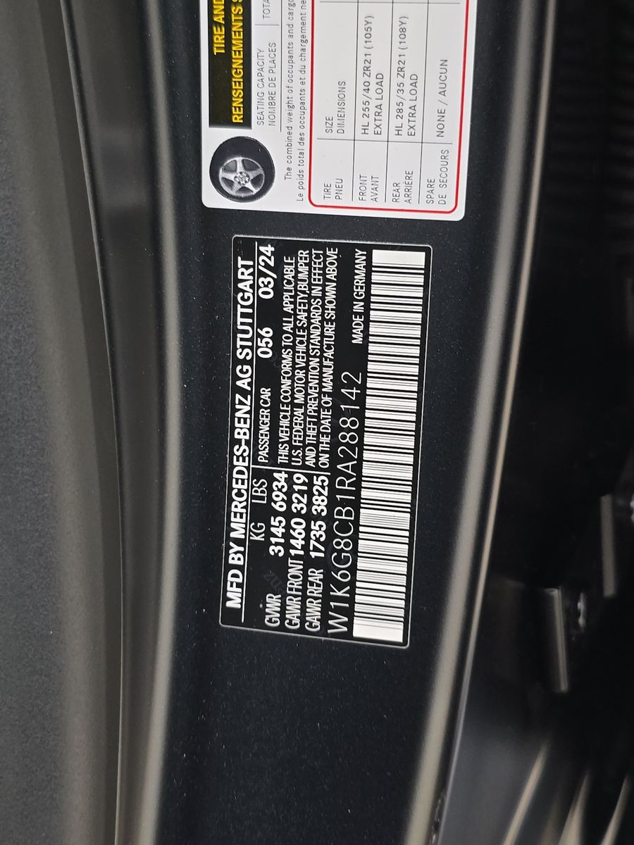 2024 Mercedes-Benz S-Class AMG S 63 E Performance AWD