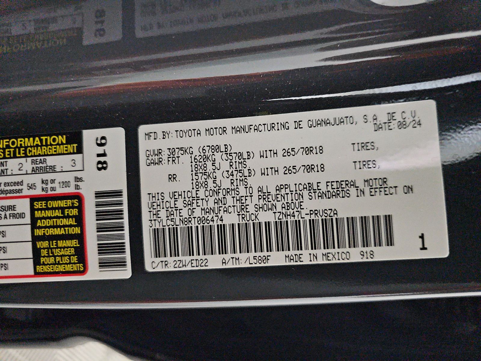 2024 Toyota Tacoma Hybrid TRD Pro AWD