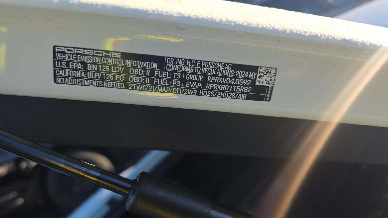 2024 Porsche 718 Cayman GT4 RS RWD