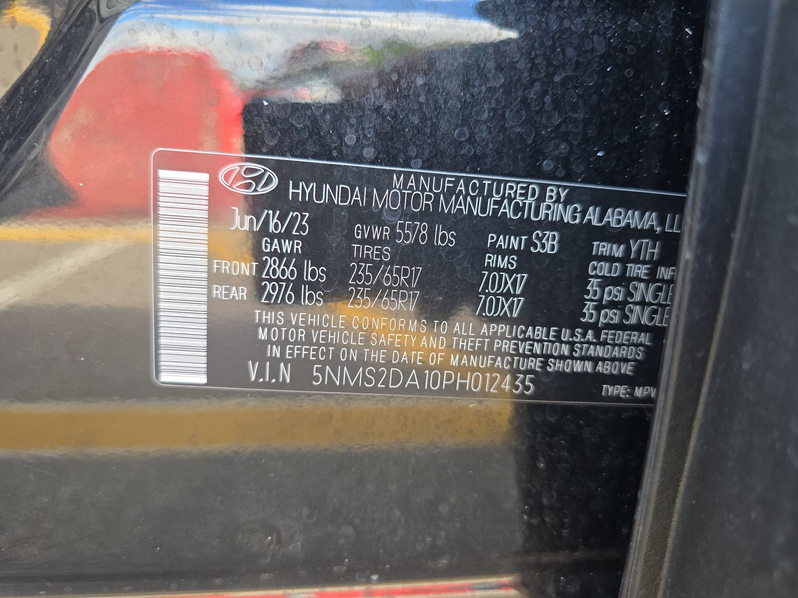 2023 Hyundai Santa Fe Hybrid Blue AWD