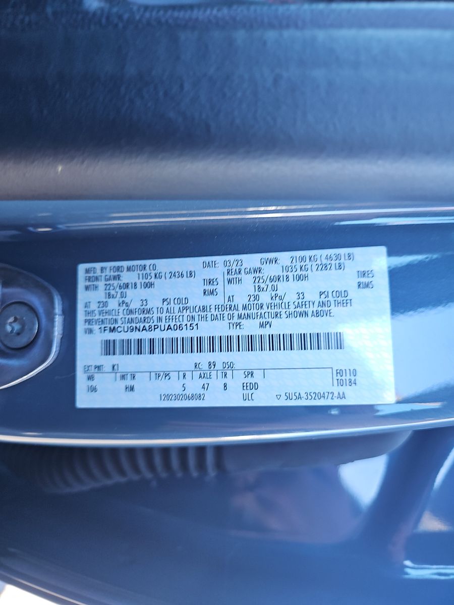 2023 Ford Escape ST-Line Select AWD