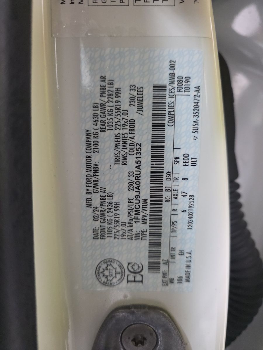 2024 Ford Escape Platinum AWD