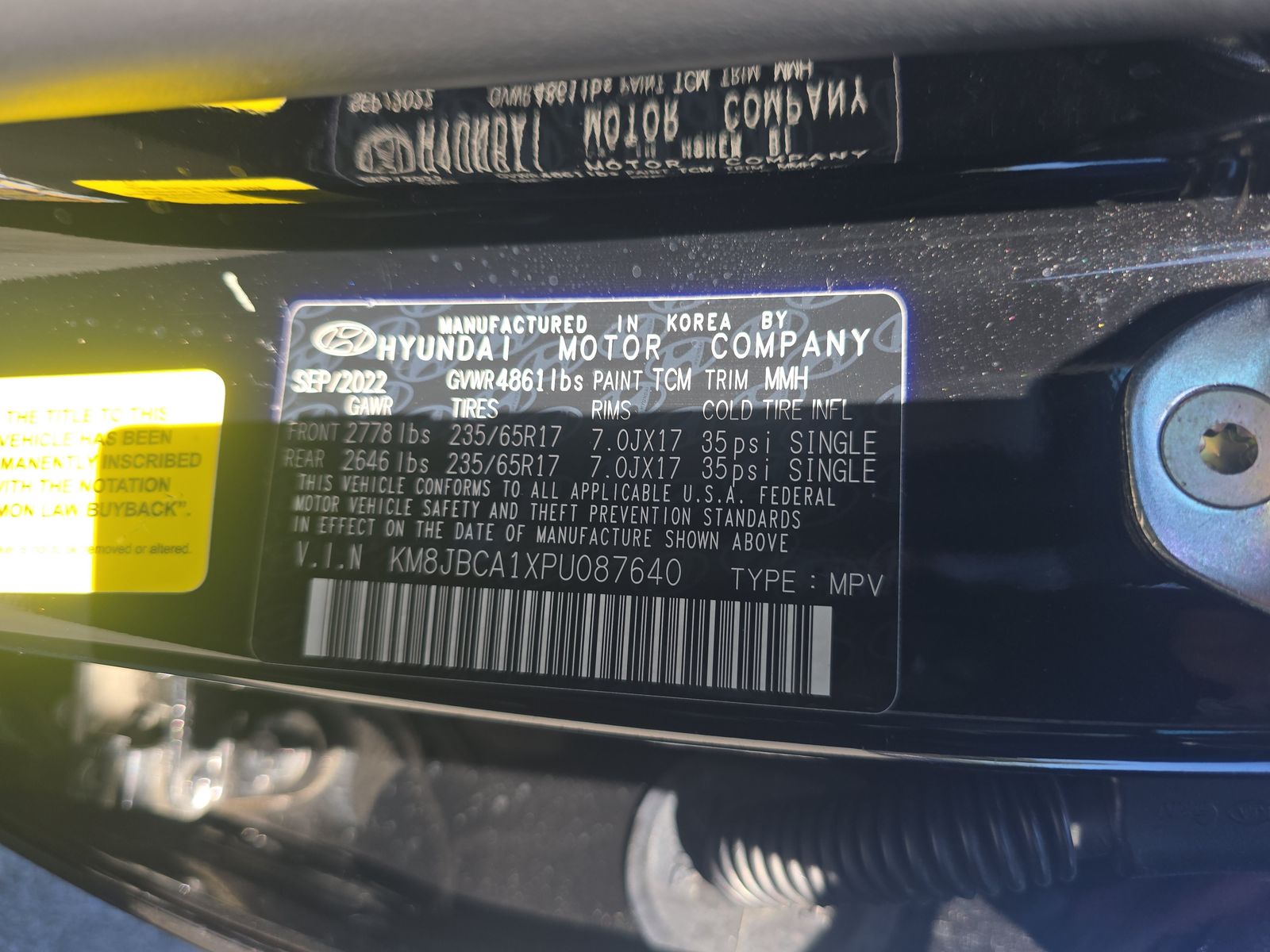 2023 Hyundai Tucson Hybrid Blue AWD