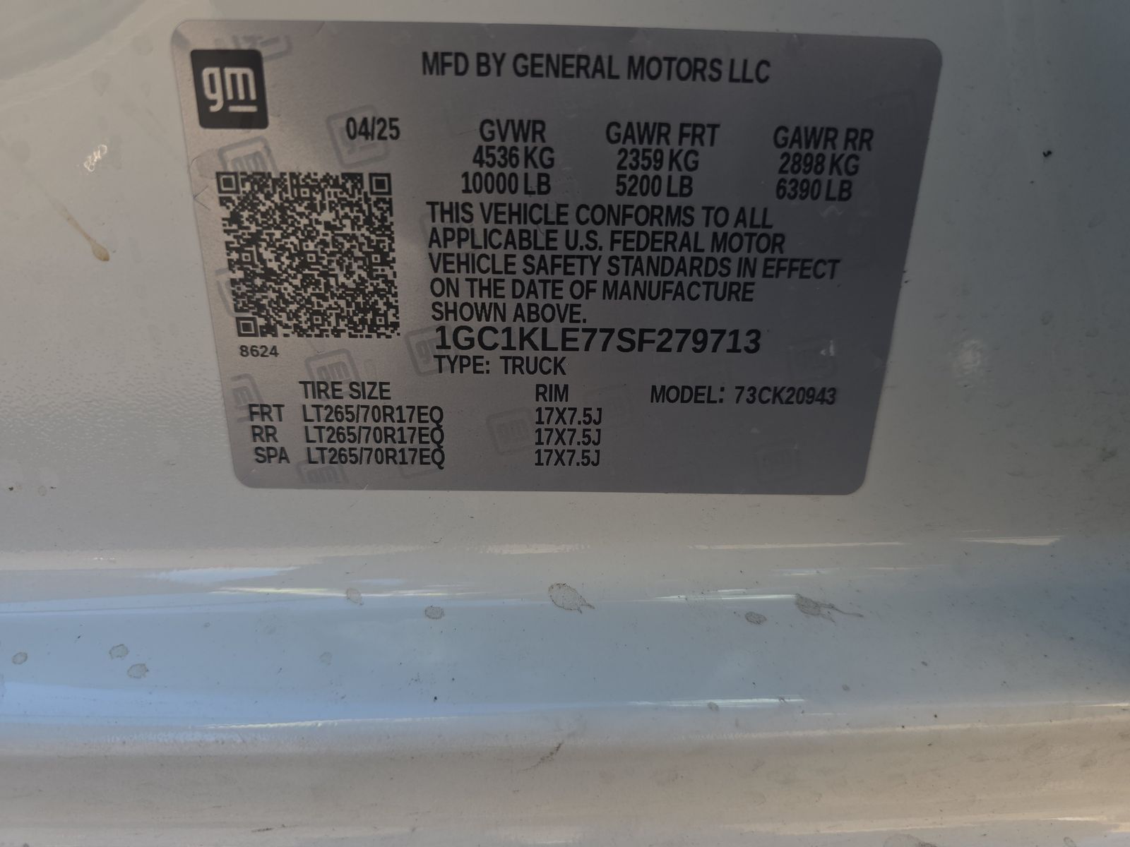 2025 Chevrolet Silverado 2500HD Work Truck AWD