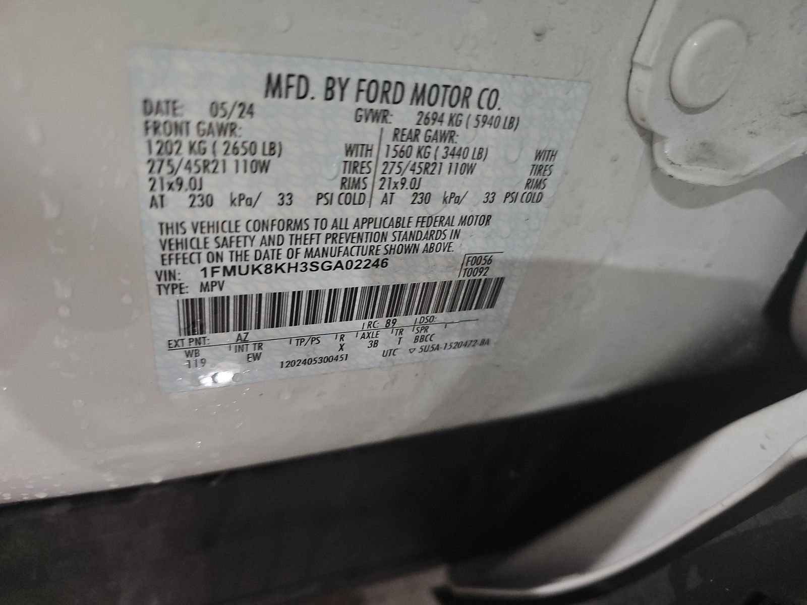 2025 Ford Explorer ST-Line AWD