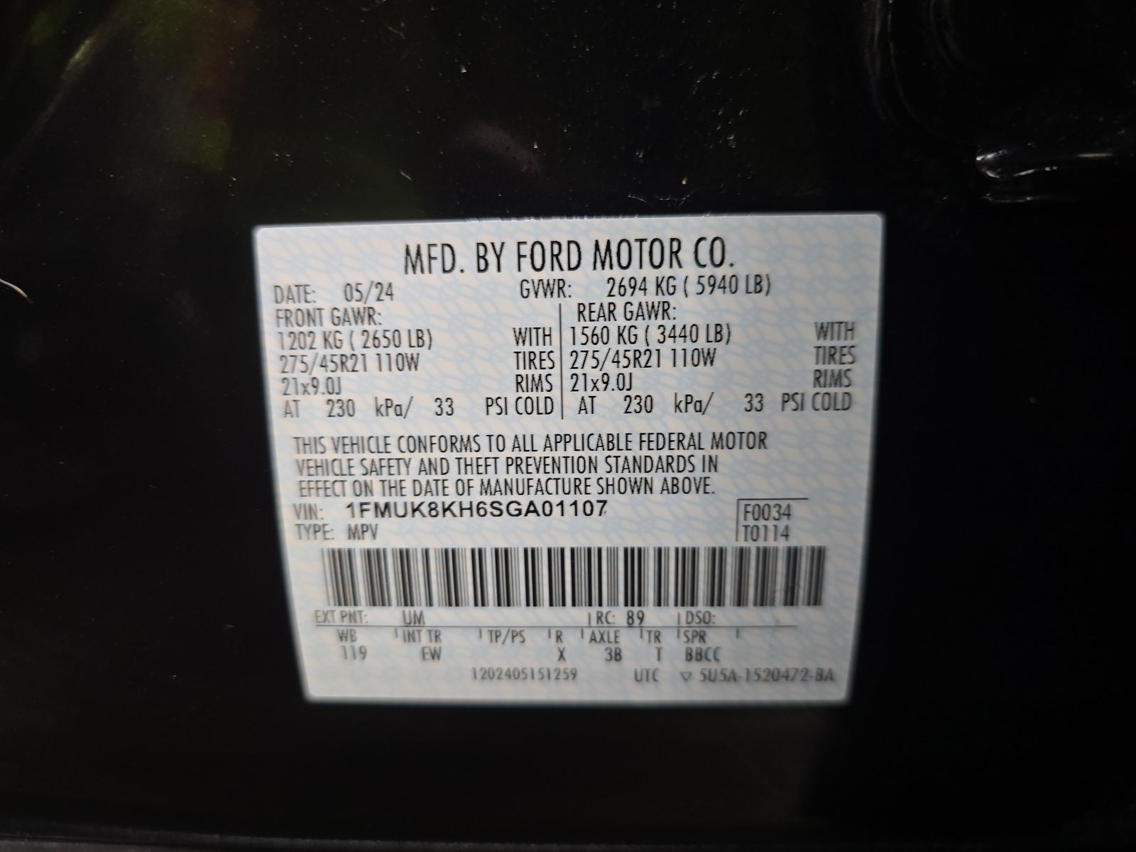 2025 Ford Explorer ST-Line AWD