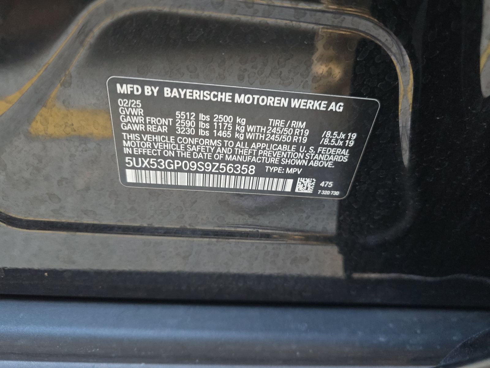 2025 BMW X3 xDrive30i AWD