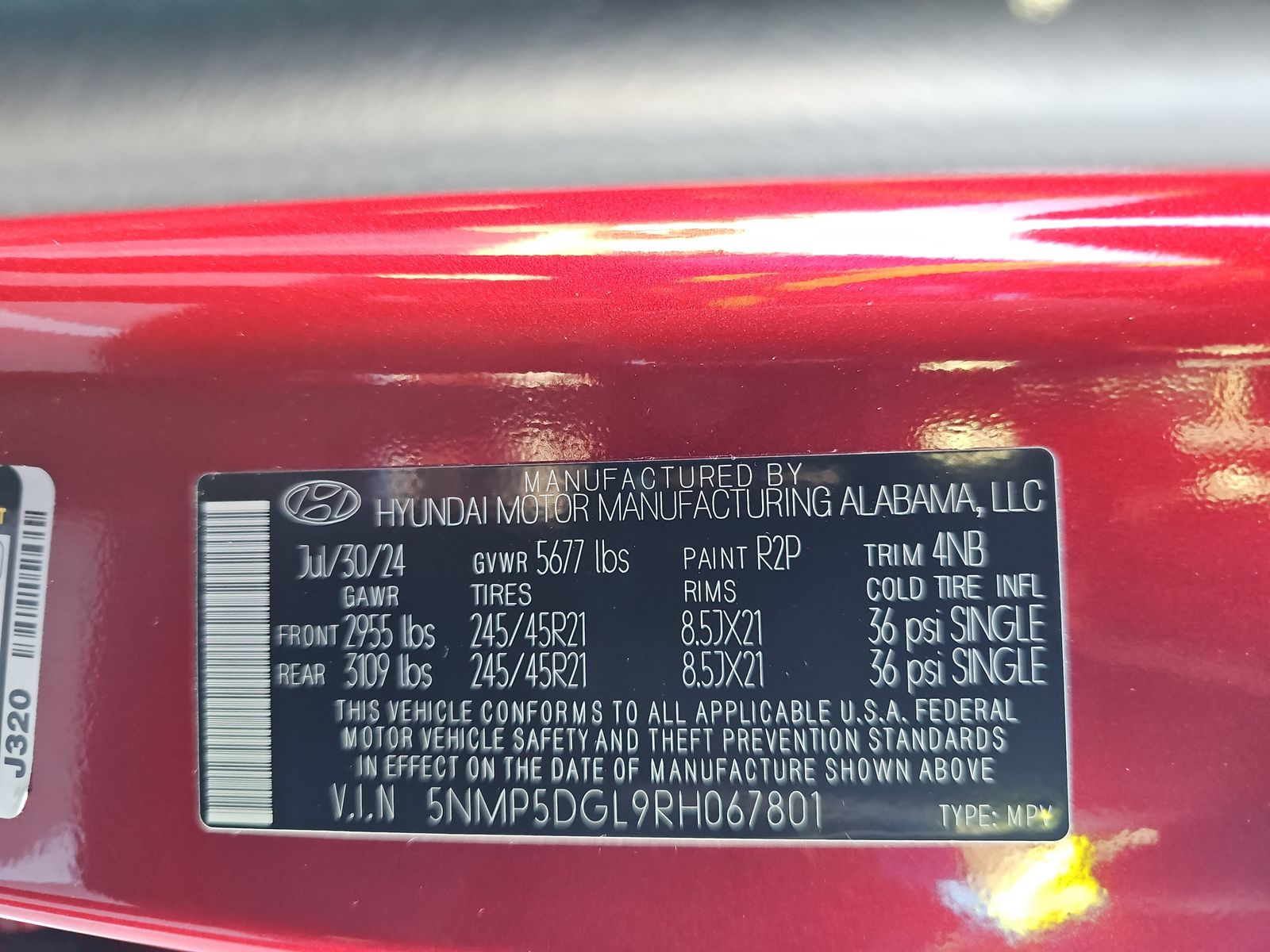 2024 Hyundai Santa Fe Calligraphy AWD