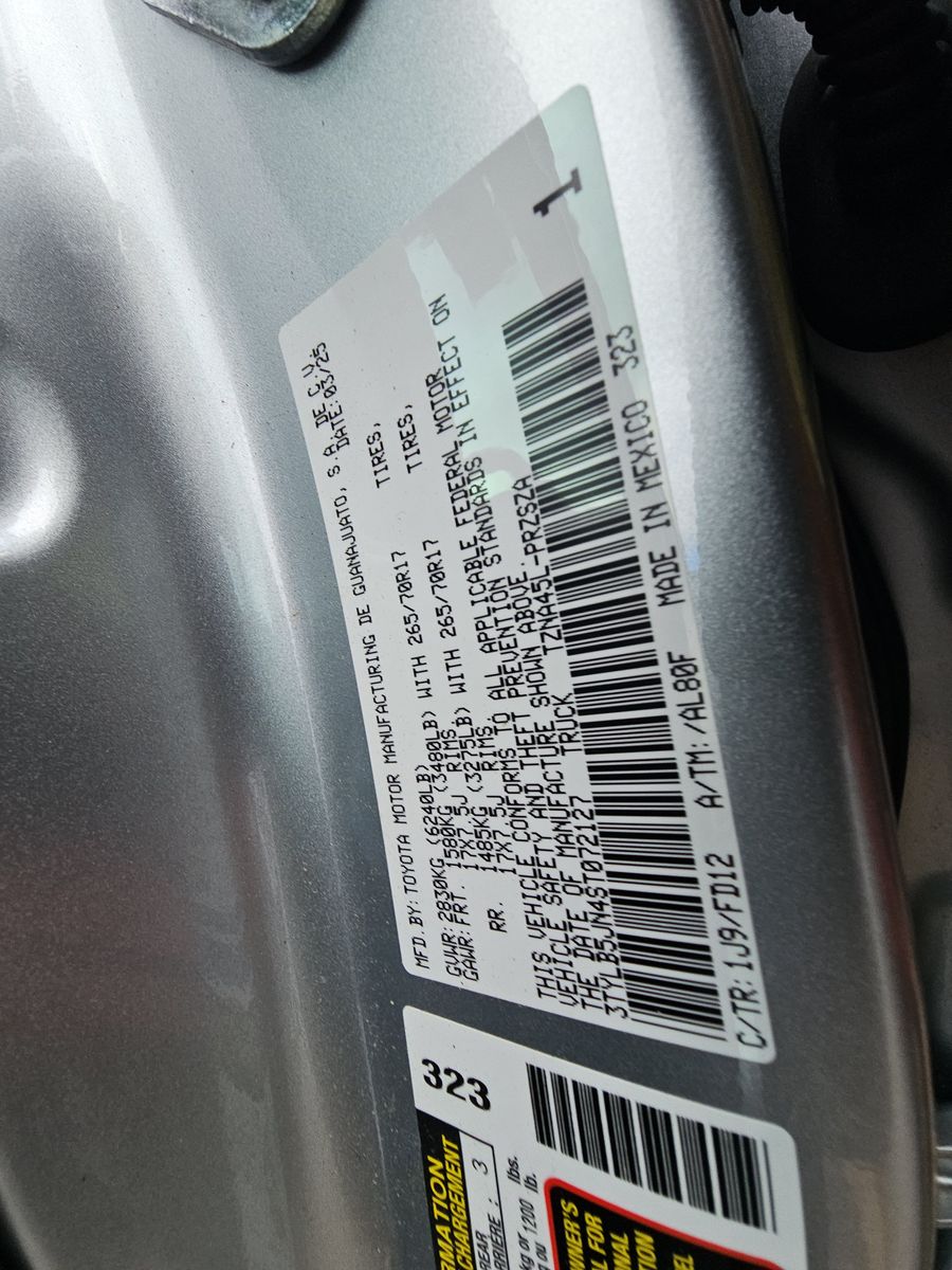 2025 Toyota Tacoma TRD Off-Road AWD