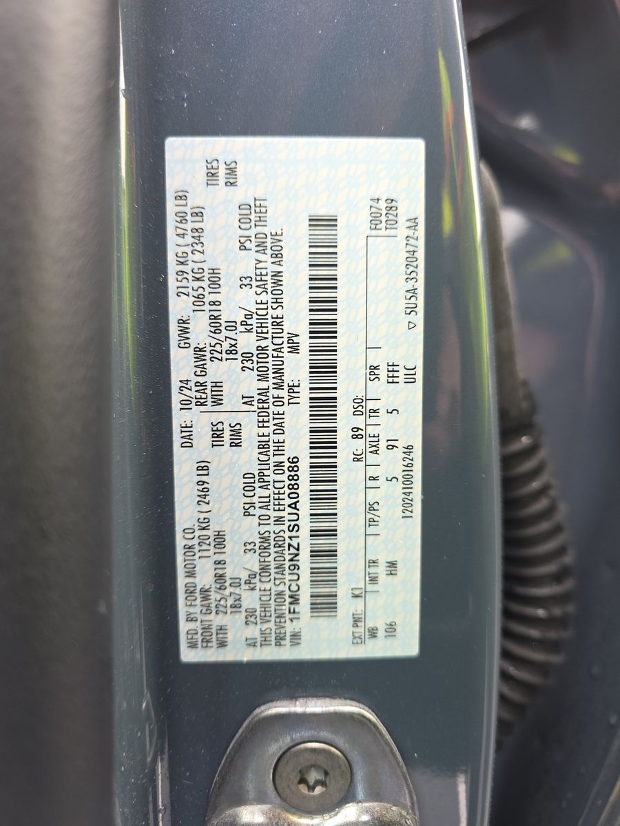 2025 Ford Escape Hybrid ST-Line Elite AWD