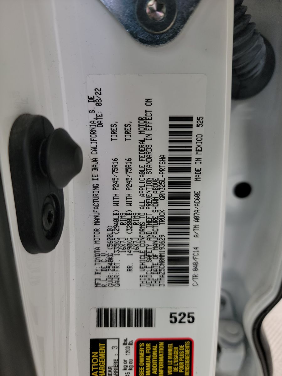 2022 Toyota Tacoma SR5 RWD