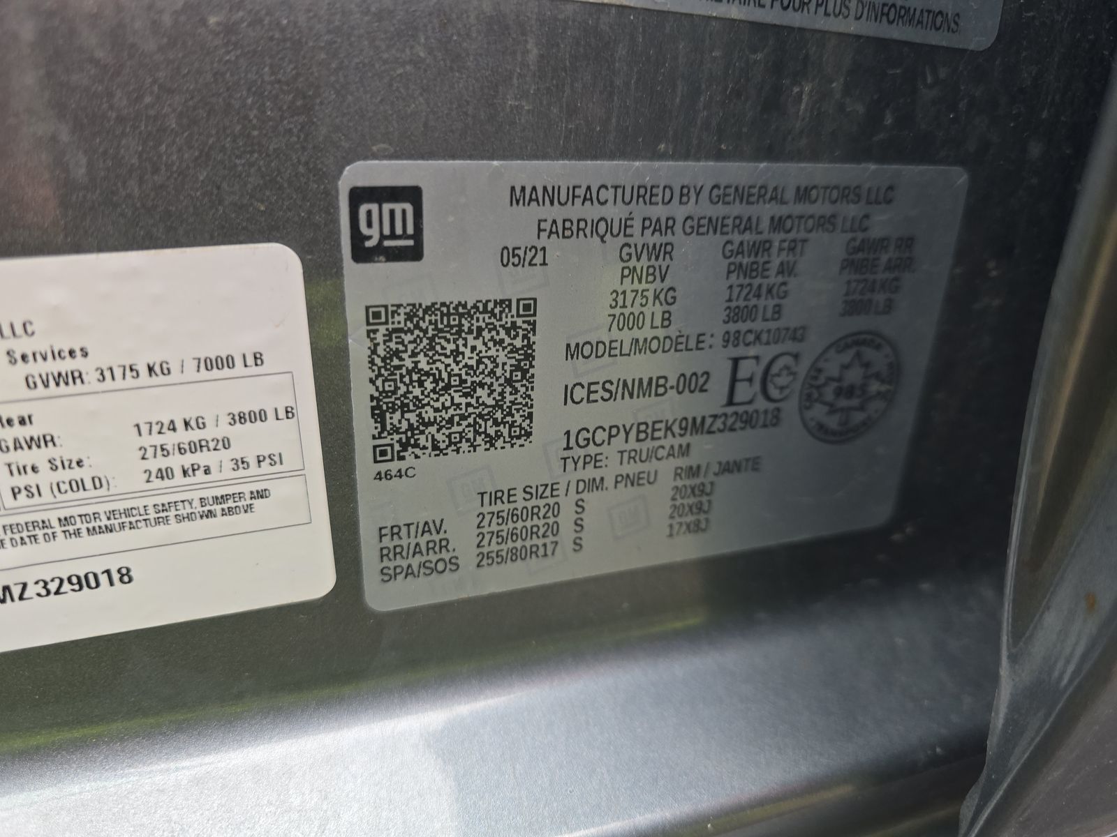 2021 Chevrolet Silverado 1500 Custom AWD