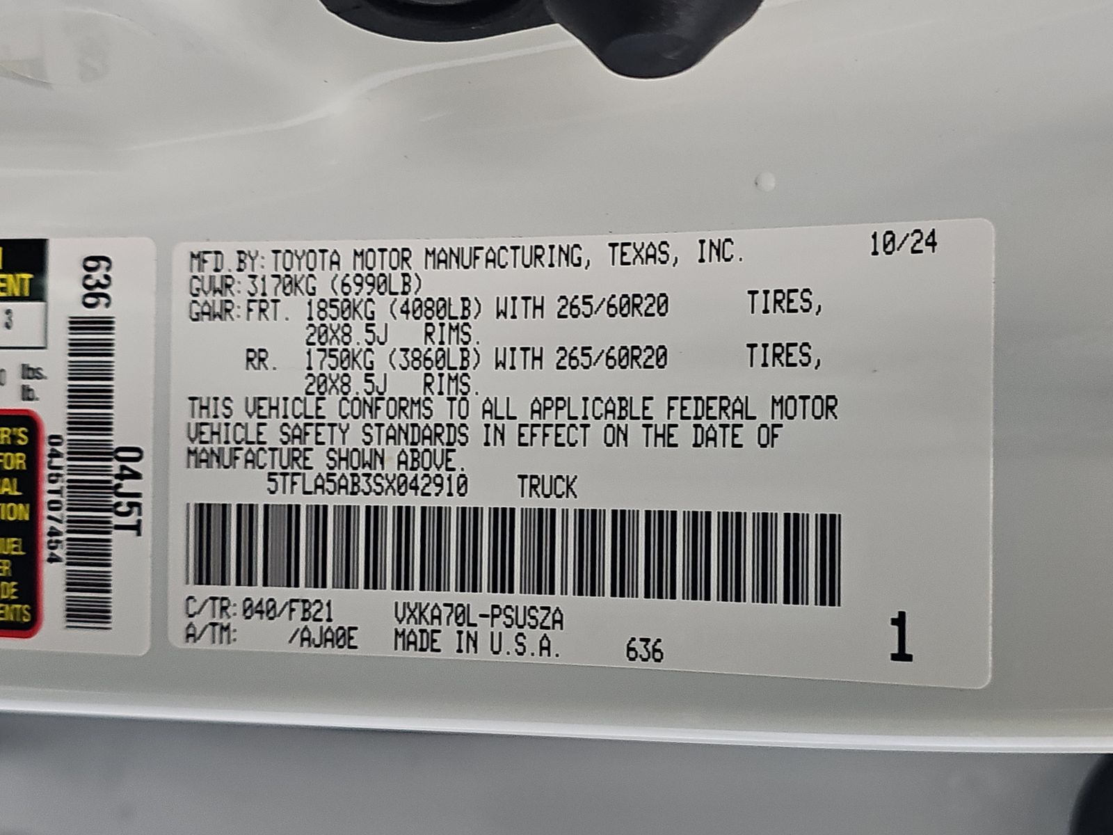 2025 Toyota Tundra SR5 RWD