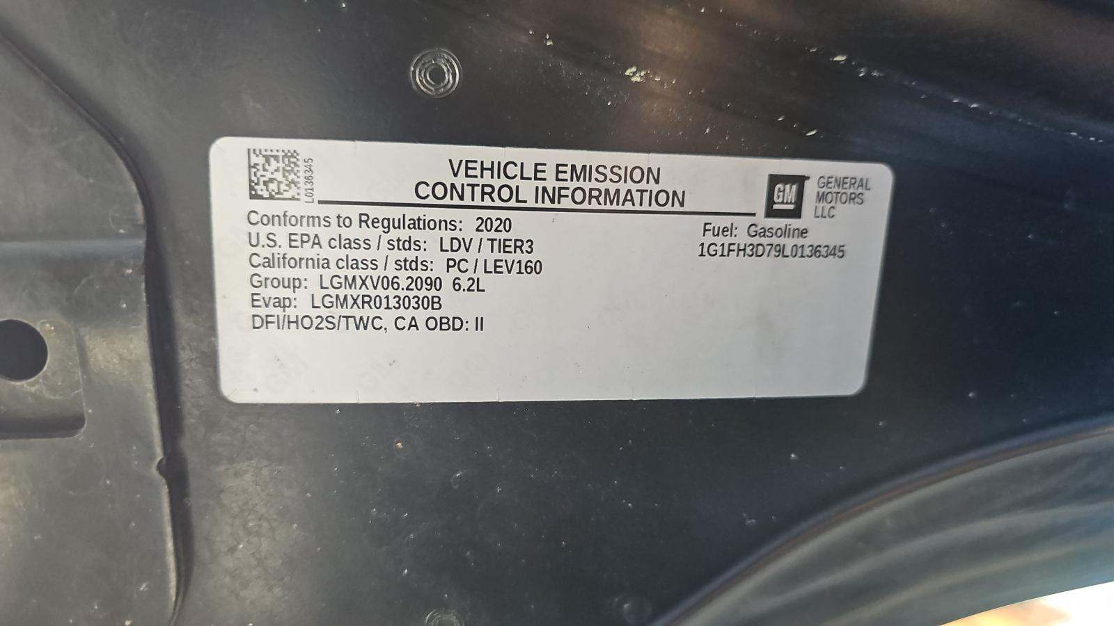 2020 Chevrolet Camaro 2SS RWD